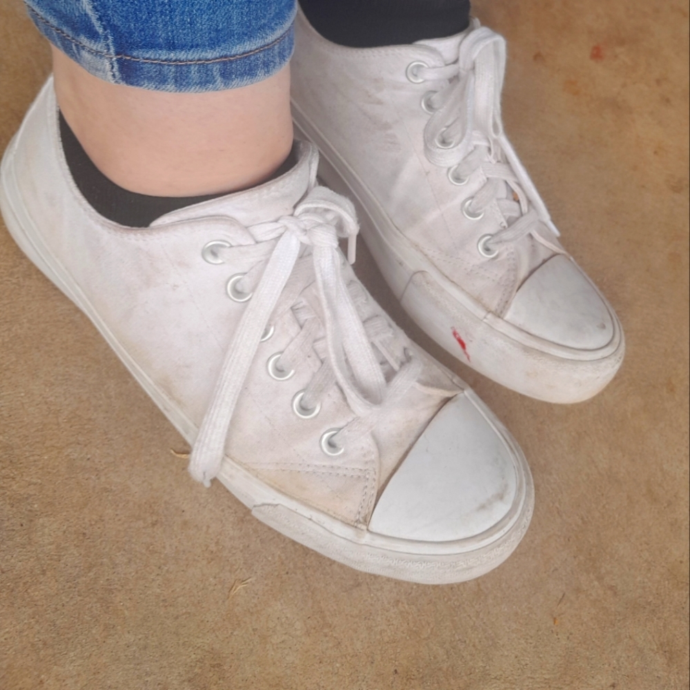 Used sneakers
